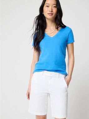 J crew white Bermuda shorts